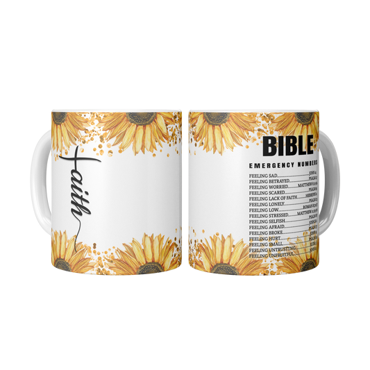 Bible Emergency Numbers - 11oz Coffee Mug
