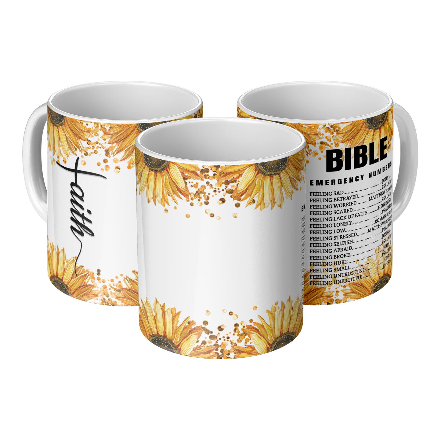 Bible Emergency Numbers - 11oz Coffee Mug