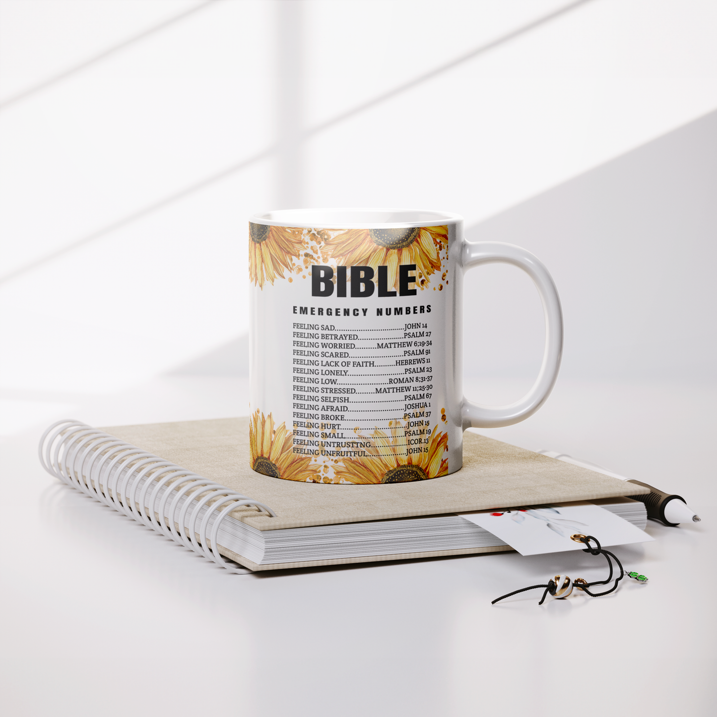 Bible Emergency Numbers - 11oz Coffee Mug