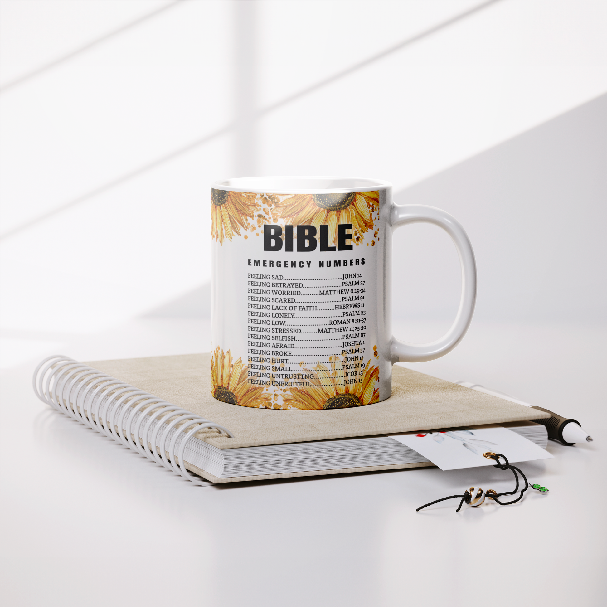 Bible Emergency Numbers - 11oz Coffee Mug