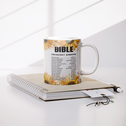 Bible Emergency Numbers - 11oz Coffee Mug