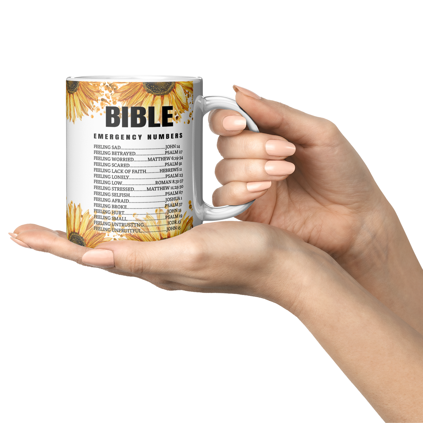 Bible Emergency Numbers - 11oz Coffee Mug