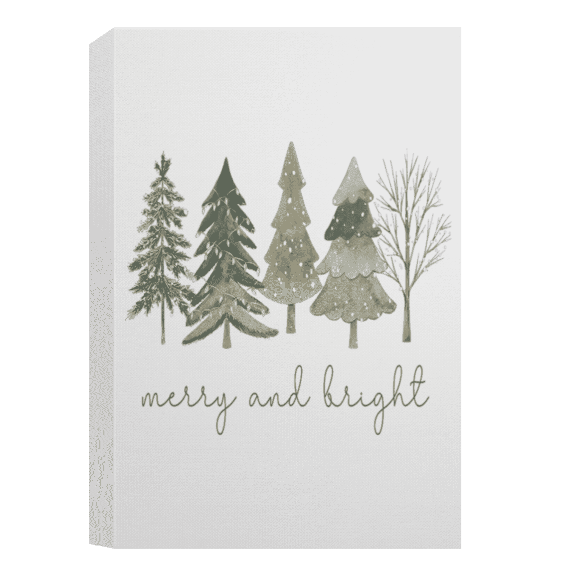 Merry and Bright|Deluxe Portrait Canvas 1.5in Frame