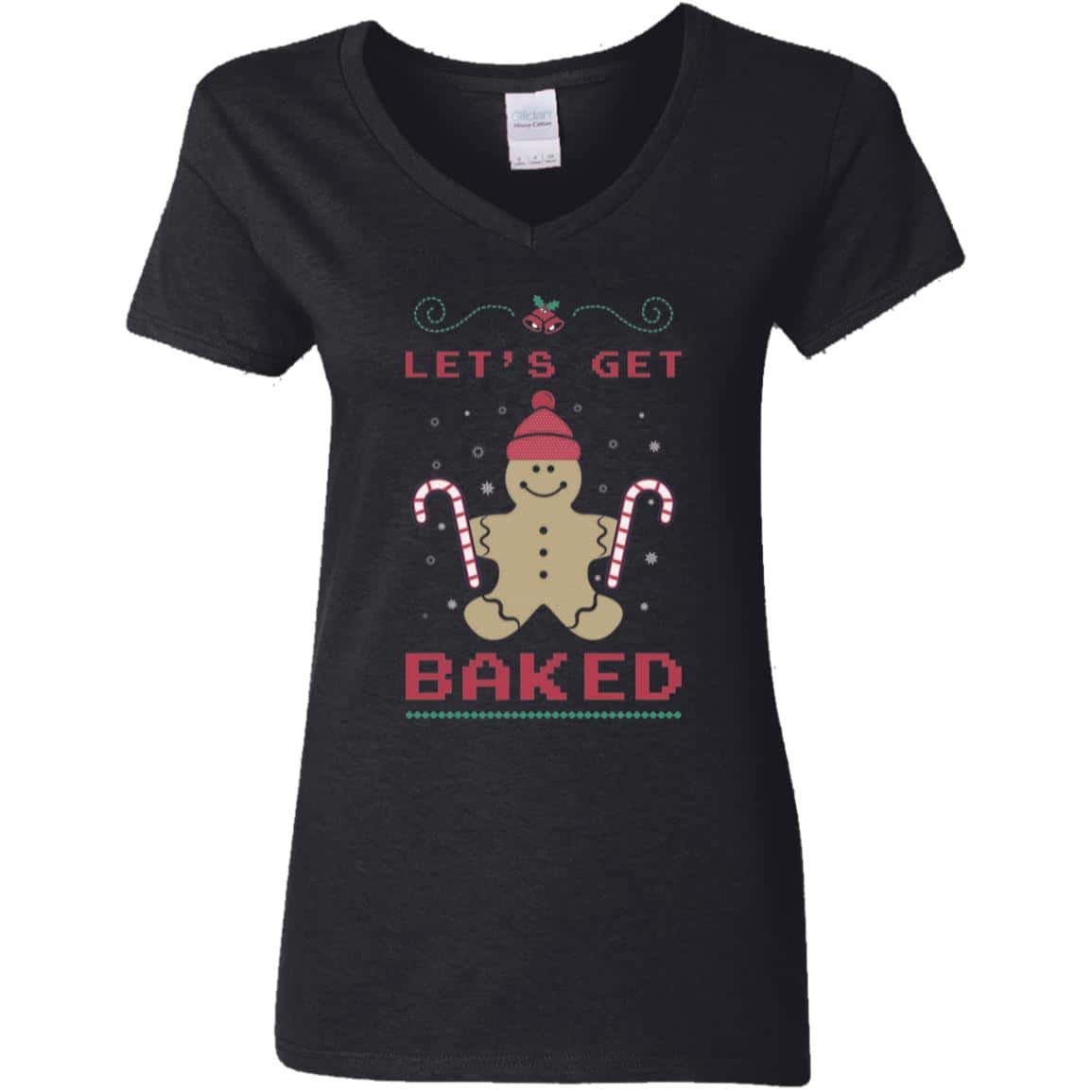Let's Get Baked | Christmas | Ladies Tshirt