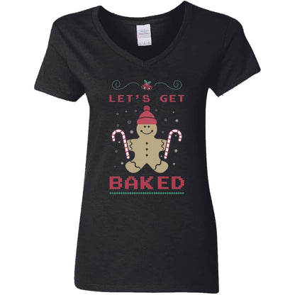 Let's Get Baked | Christmas | Ladies Tshirt