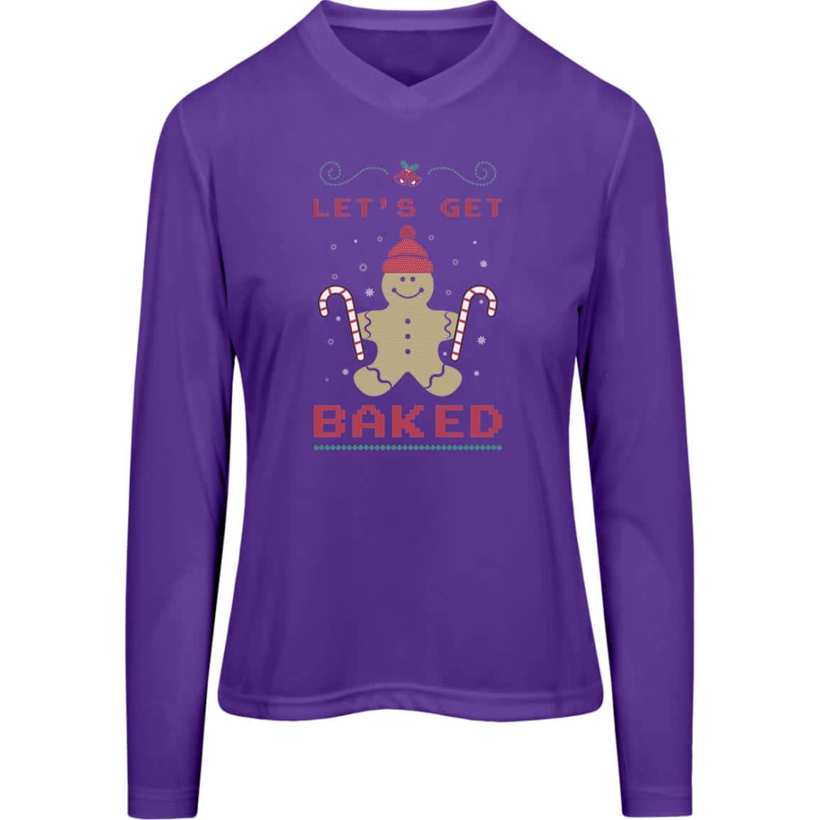Let's Geet Baked | Christmas |Ladies LS Shirt