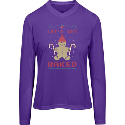Let's Geet Baked | Christmas |Ladies LS Shirt