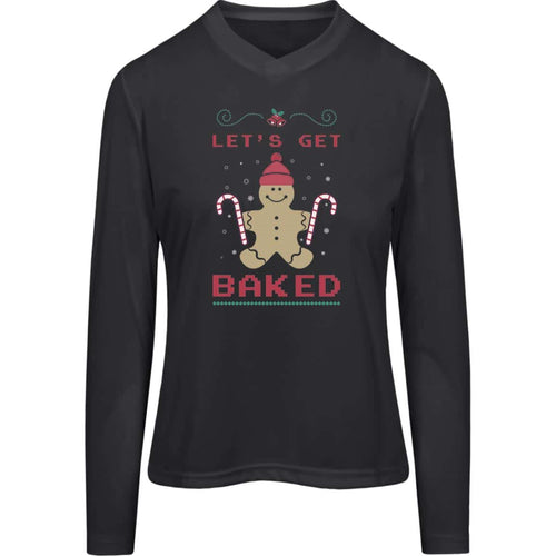 Let's Geet Baked | Christmas |Ladies LS Shirt