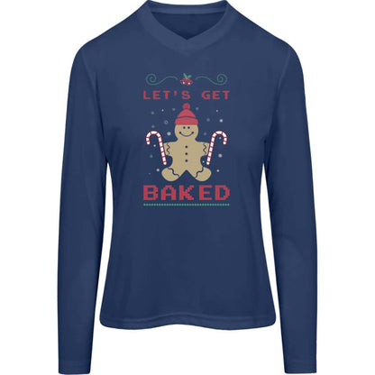 Let's Geet Baked | Christmas |Ladies LS Shirt