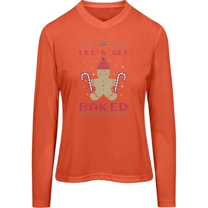 Let's Geet Baked | Christmas |Ladies LS Shirt