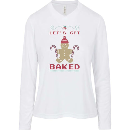 Let's Geet Baked | Christmas |Ladies LS Shirt