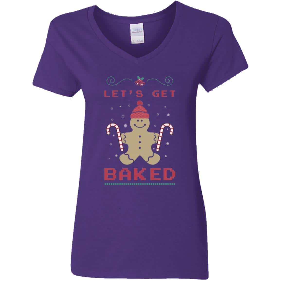 Let's Get Baked | Christmas | Ladies Tshirt