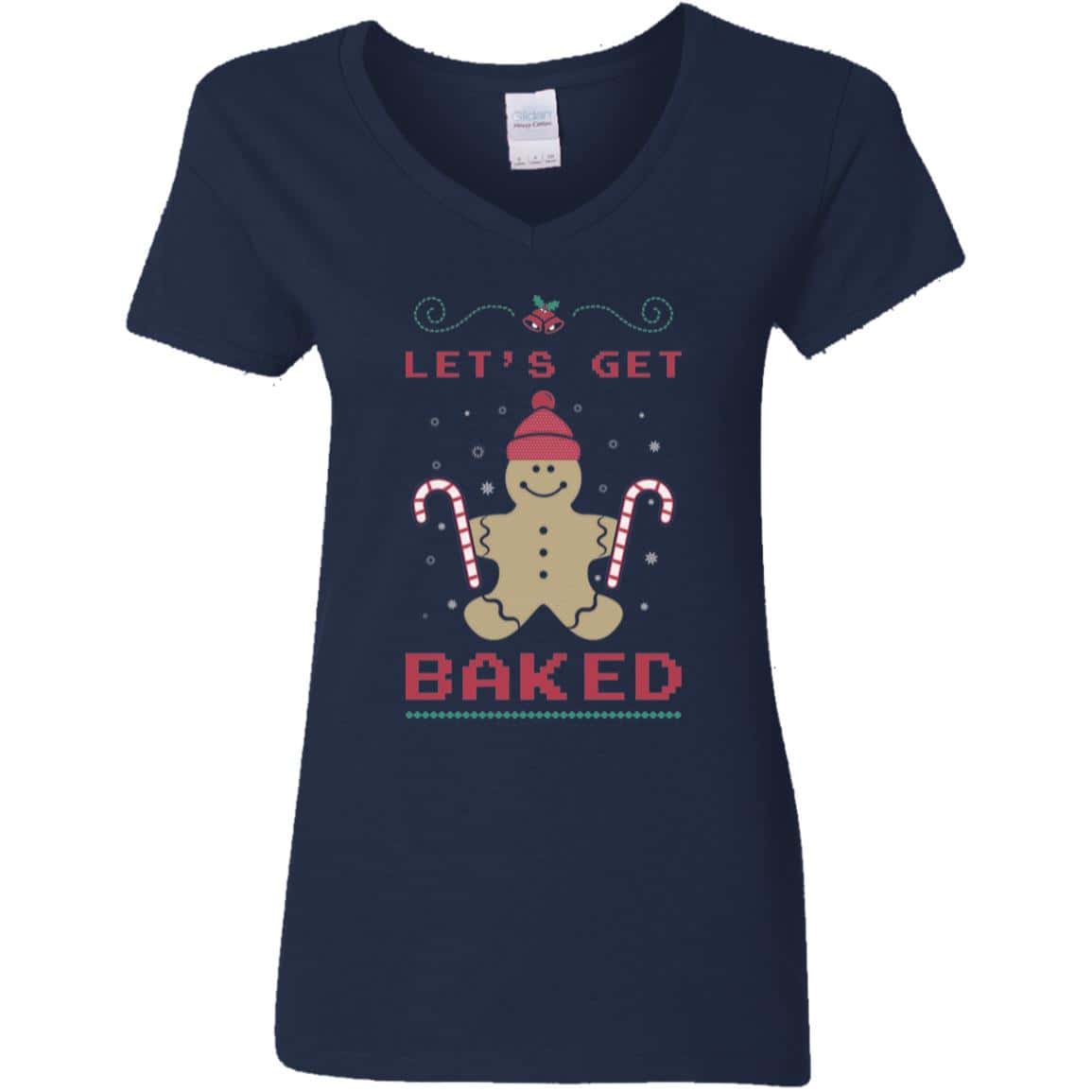 Let's Get Baked | Christmas | Ladies Tshirt