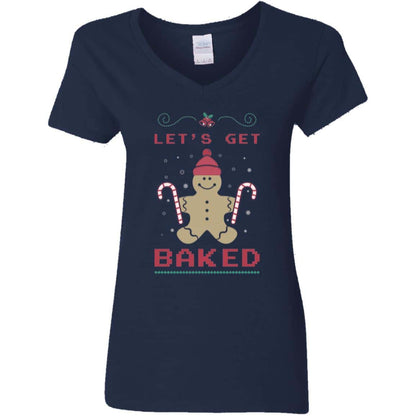 Let's Get Baked | Christmas | Ladies Tshirt