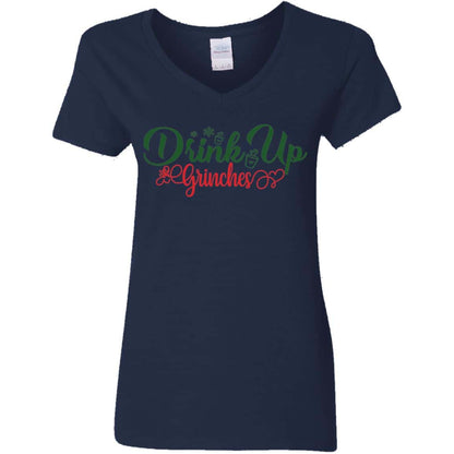 Drink Up Grinches | Christmas | Ladies Shirt