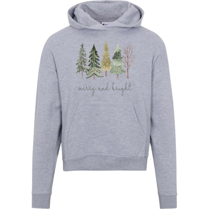 Merry and Bright | Christmas | S760 Champion Womens Powerblend Hoodie