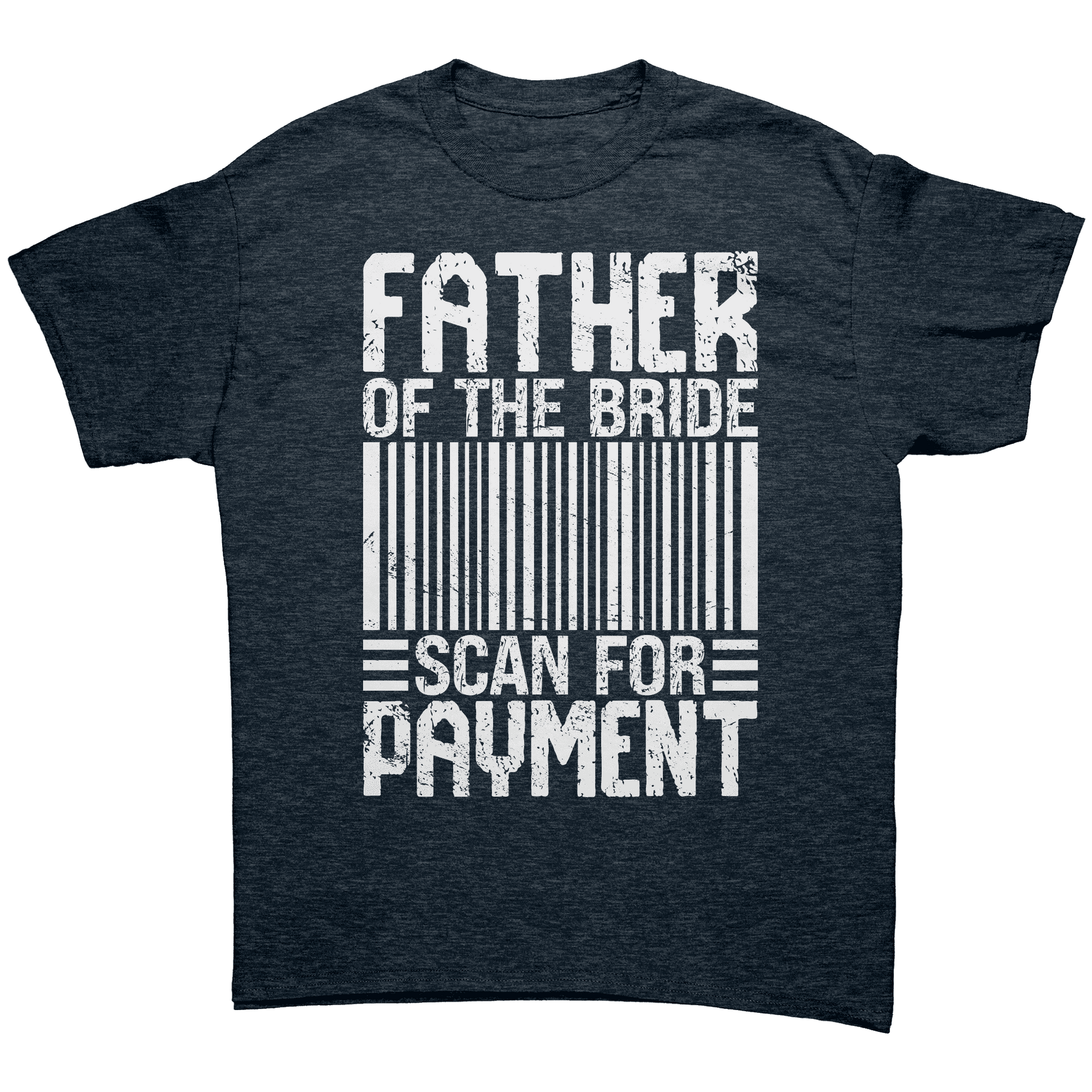 Father of the Bride - Scan for Payment - Premium Unisex t-Shirt