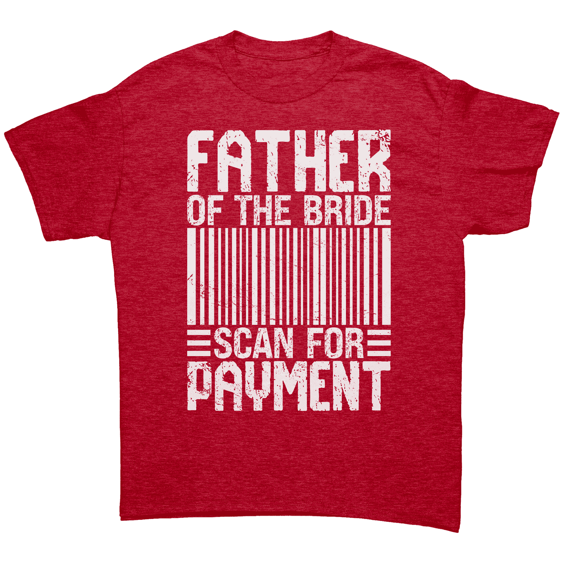 Father of the Bride - Scan for Payment - Premium Unisex t-Shirt