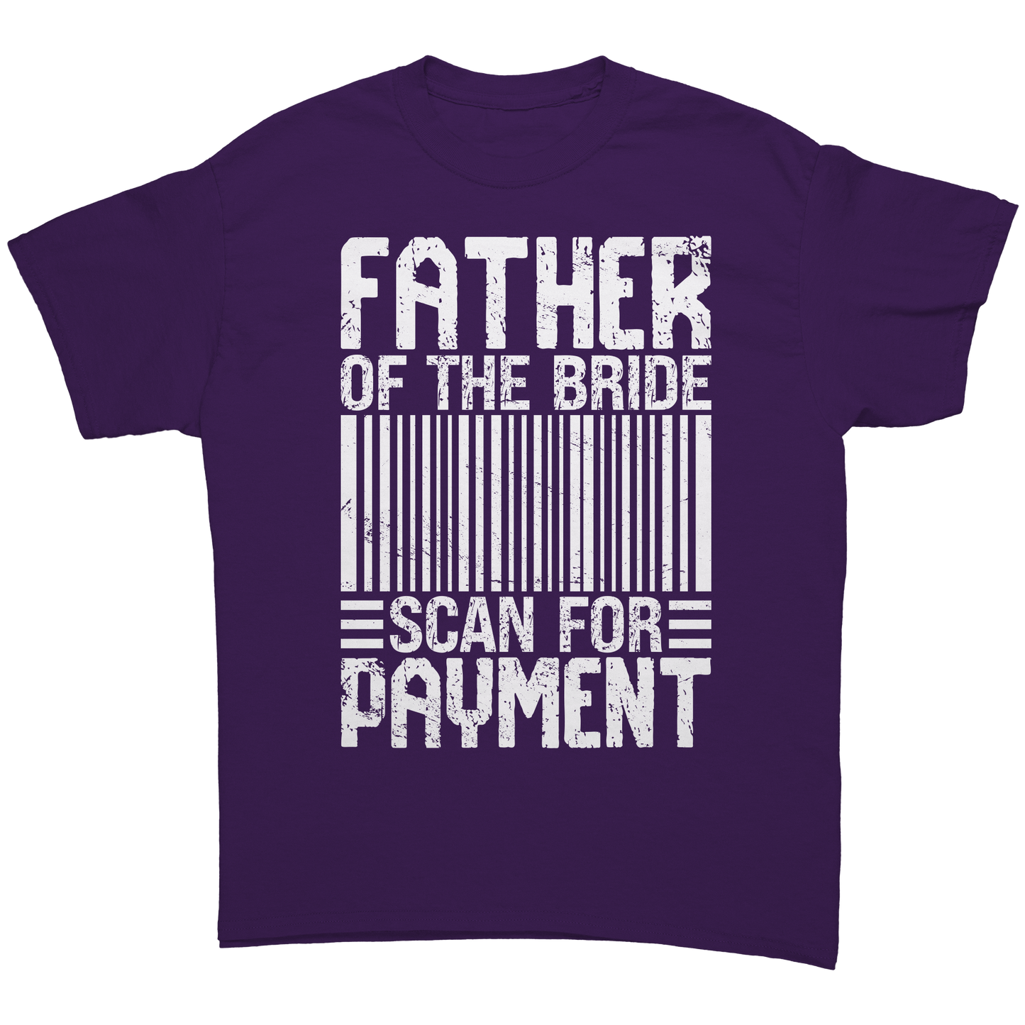 Father of the Bride - Scan for Payment - Premium Unisex t-Shirt