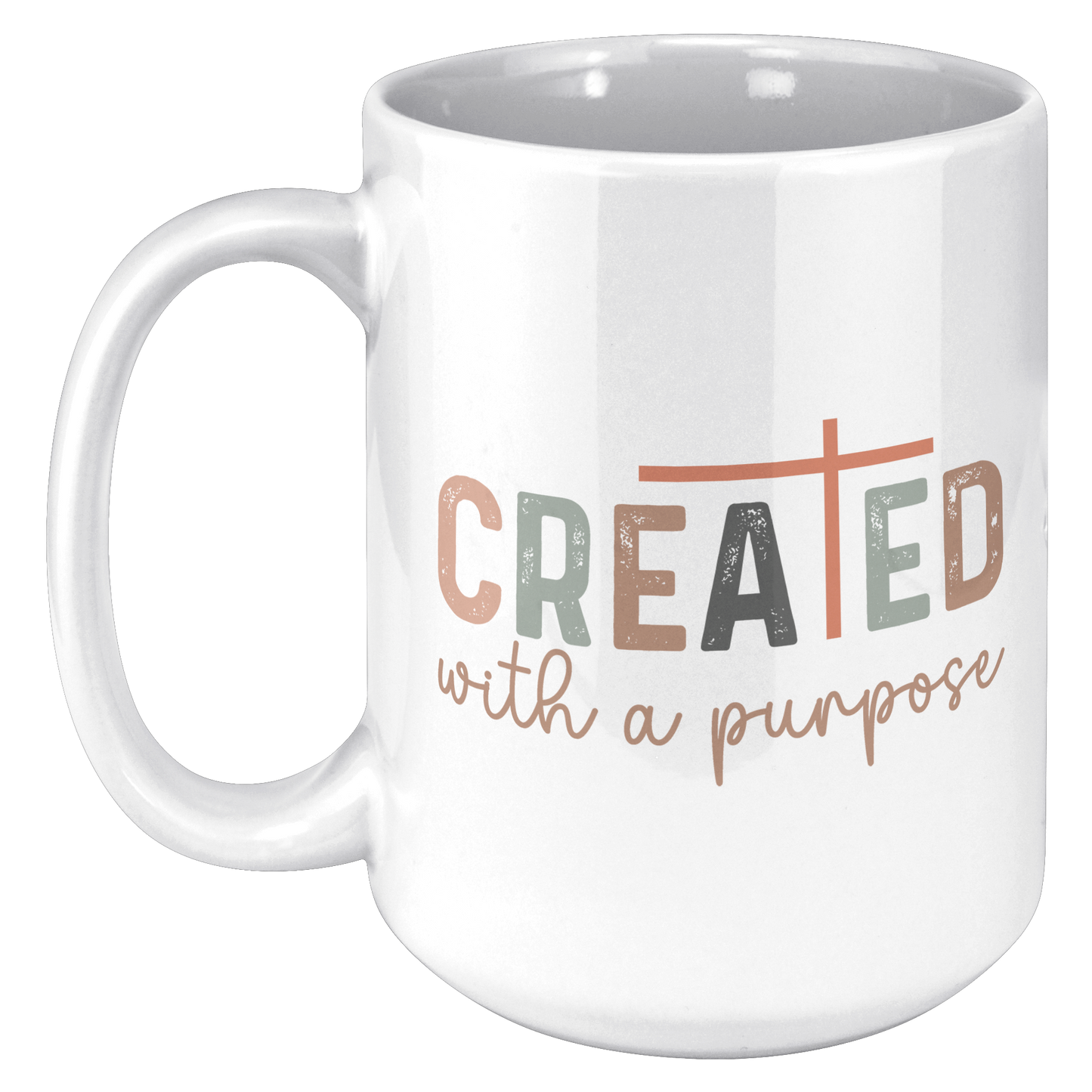 Christian - "Inhale Faith, Exhale Fear" - Coffee Mug 15oz