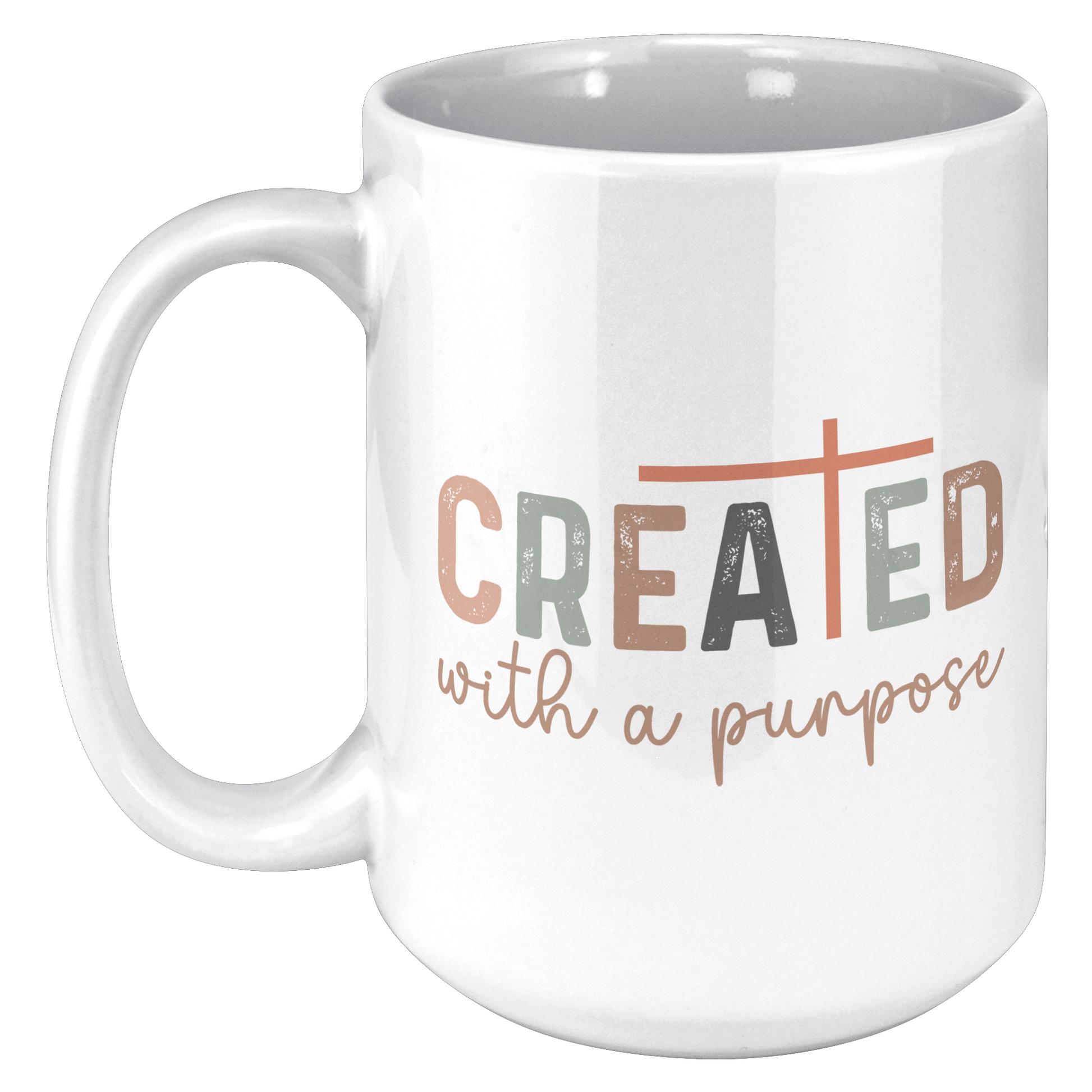 Christian - "Inhale Faith, Exhale Fear" - Coffee Mug 15oz