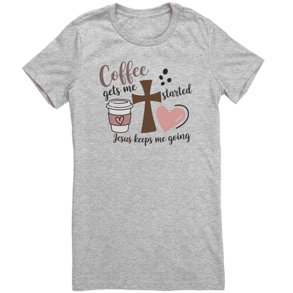 Jesus Keeps Me Going - Women's T-shirt
