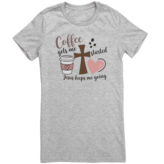 Jesus Keeps Me Going - Women's T-shirt