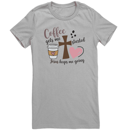 Jesus Keeps Me Going - Women's T-shirt
