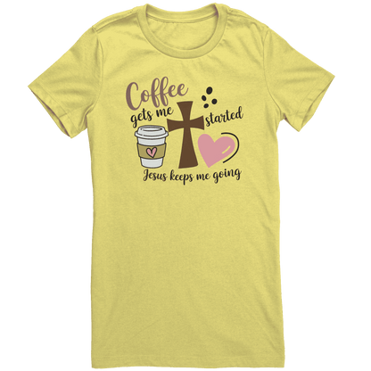 Jesus Keeps Me Going - Women's T-shirt