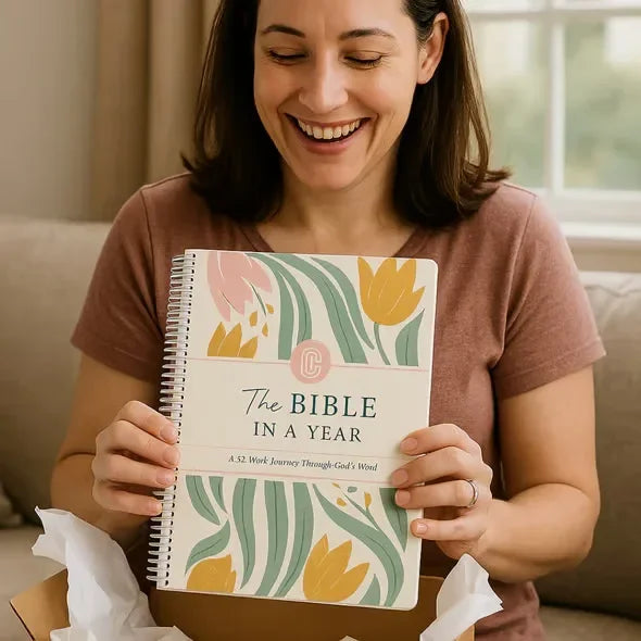 The Bible in a Year a 52-Week Study through Gods Word - Spiral Bible Study Guide 52-Week Womens Bible Study Guided Reading Plan