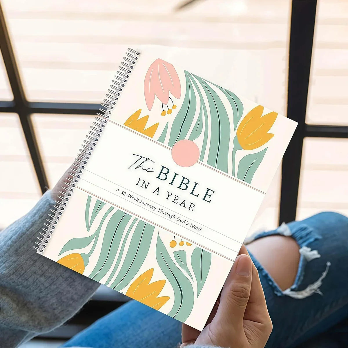 The Bible in a Year a 52-Week Study through Gods Word - Spiral Bible Study Guide 52-Week Womens Bible Study Guided Reading Plan
