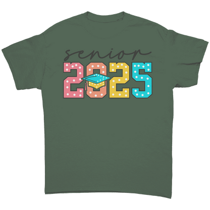 Senior_2025_-_Graduation_-_Shirt_Military_Green_Front_Mockup.png
