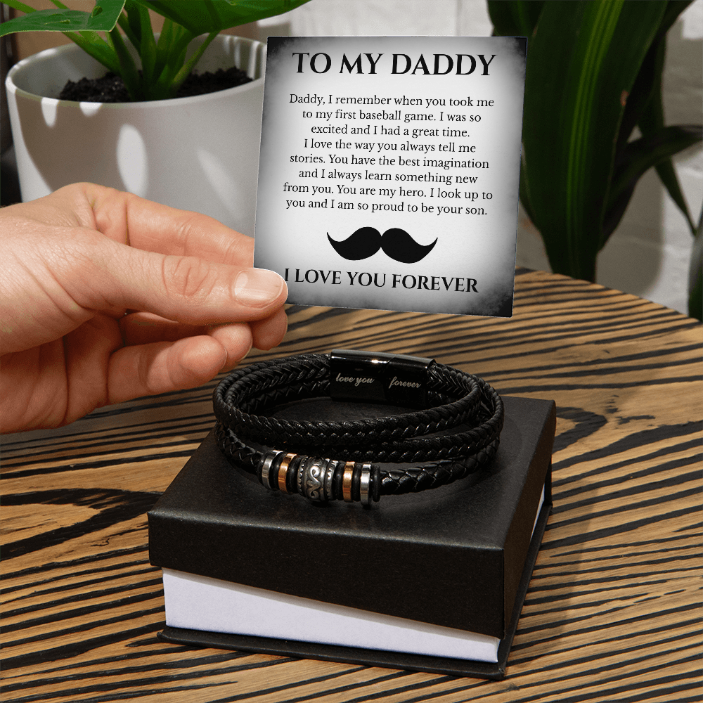 To my Daddy - I Love You - Bracelet