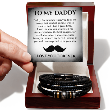 To my Daddy - I Love You - Bracelet