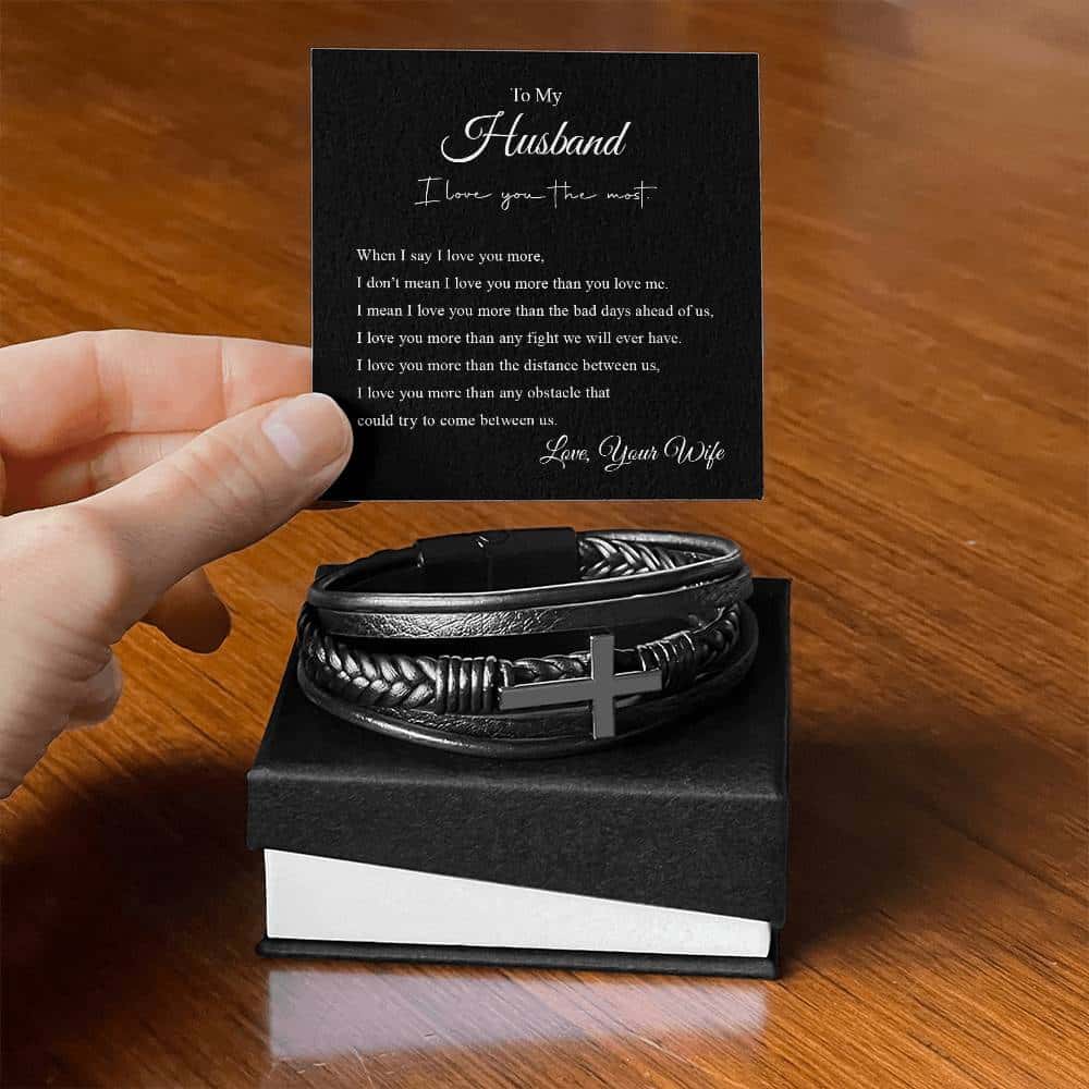 Cross Bracelet | To My Husband