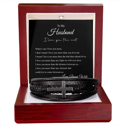 Cross Bracelet | To My Husband