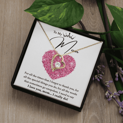 Mothers Day | To my Mom! | Heart Pendant