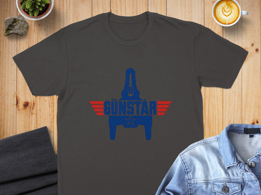 Retro Gunstar Graphic Tee Nostalgic Gaming Inspired product type