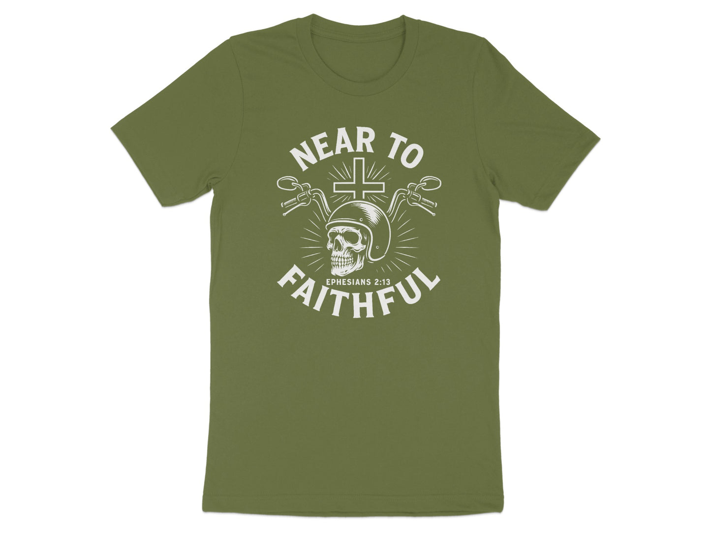 Near to Faithful Skull Design T shirt product type