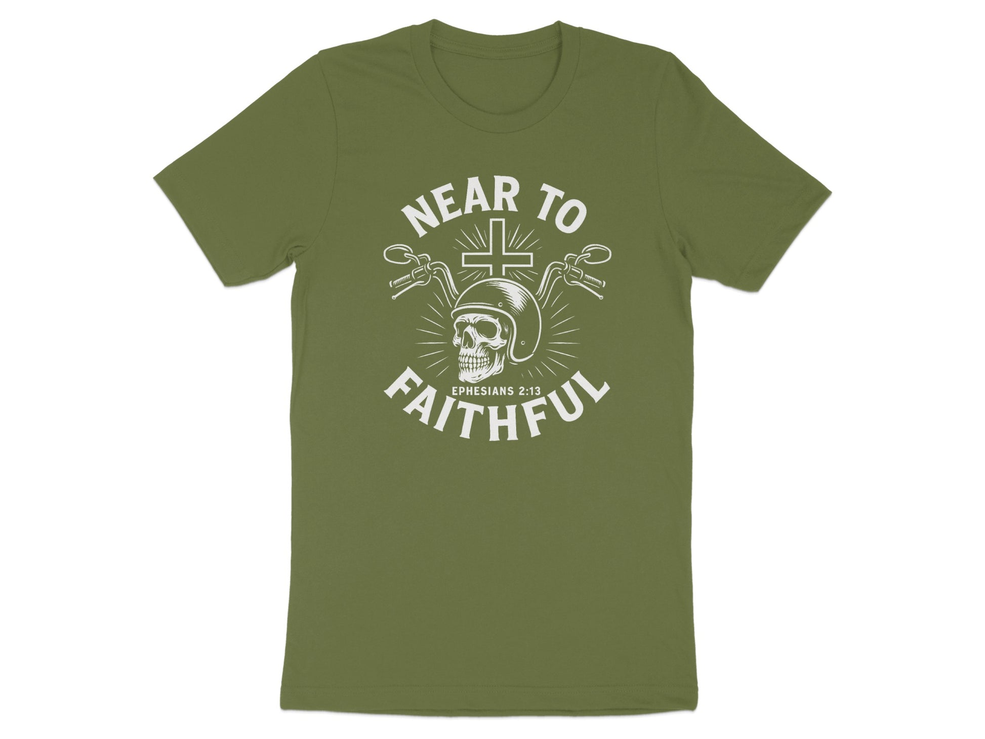 Near to Faithful Skull Design T shirt product type