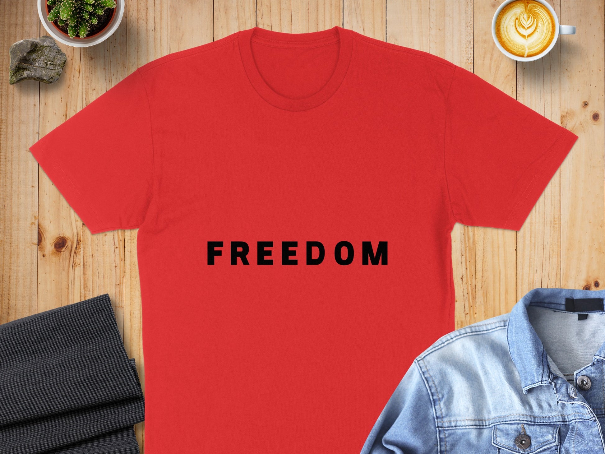 Freedom Printed Graphic Tee Shirt product type