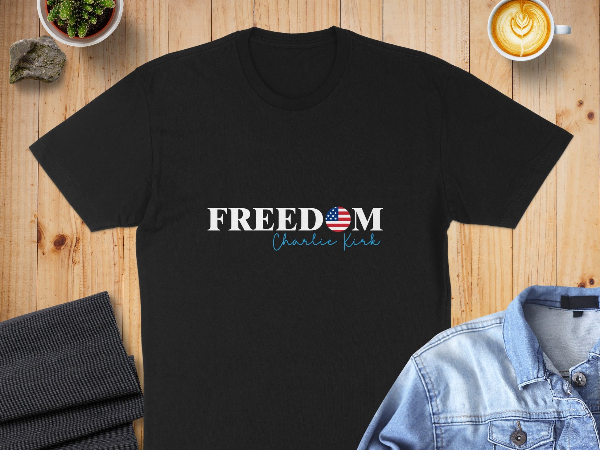 Freedom Charlie Kirk Graphic T-shirt product