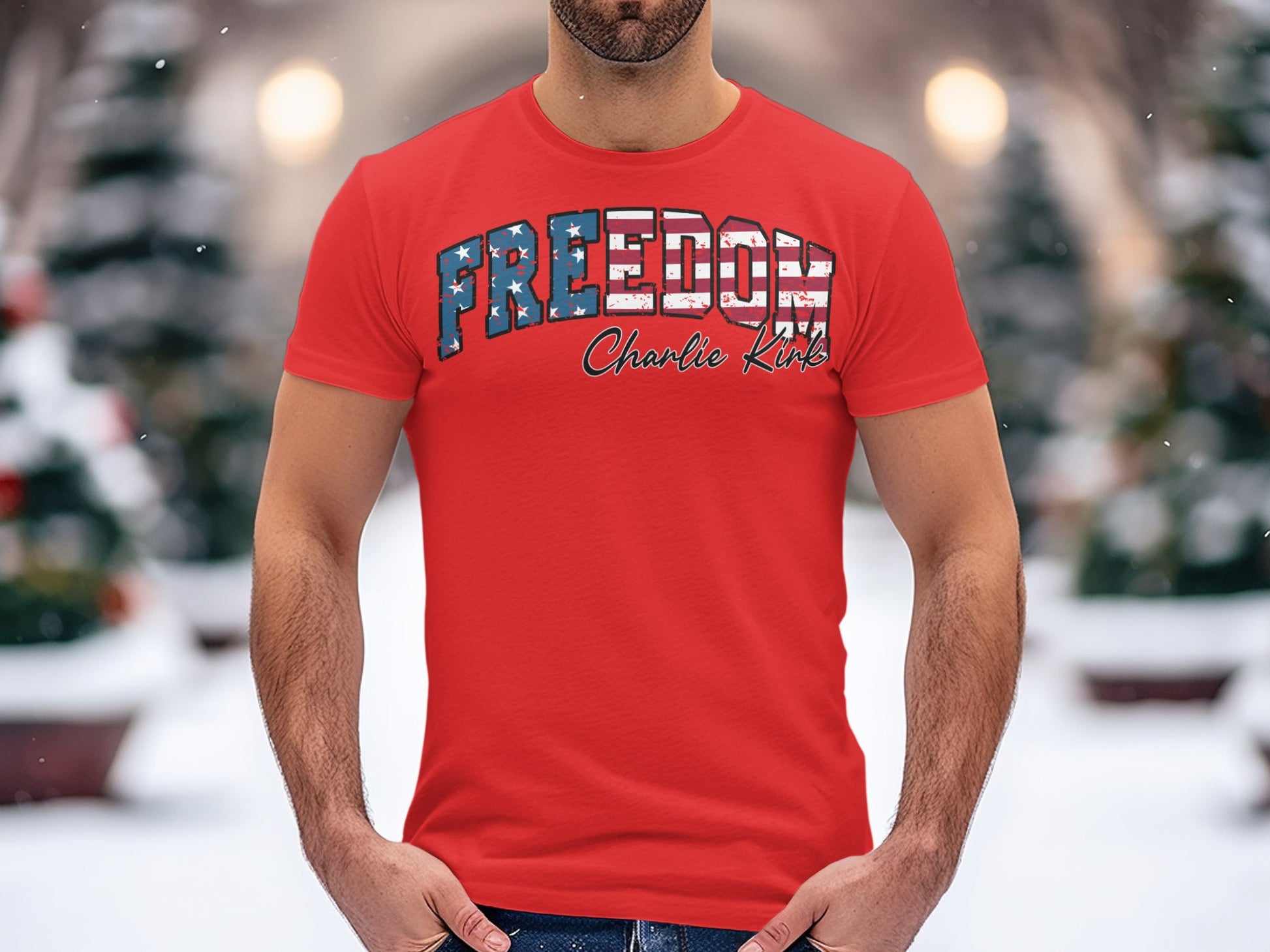 Freedom Charlie Kirk Graphic Tee product