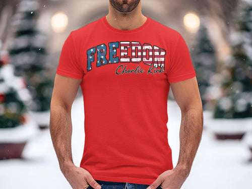 Freedom Charlie Kirk Graphic Tee product