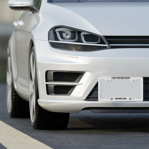 Punishers "I am my Brothers KeeperMetal License Plate Frame